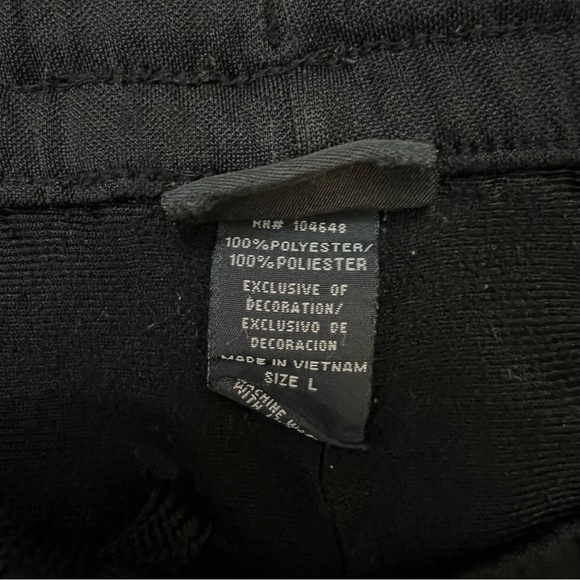 NBA Mens Athletic Shorts Size L Black Blue Basketball Sports Gym Activewear - Picture 5 of 5